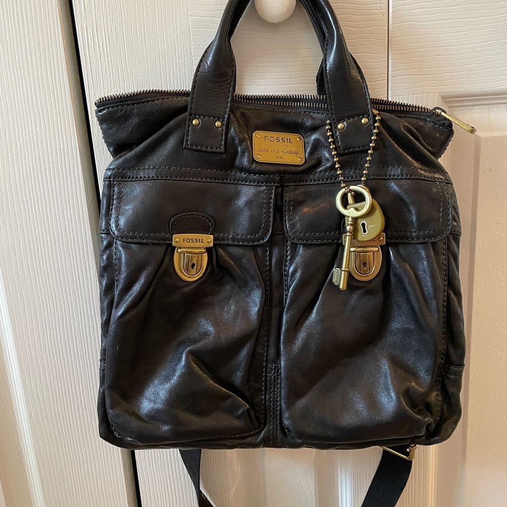 Fossil Black Leather purse